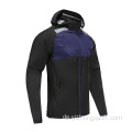 Herren Fußball tragen Zip Up Hoodies blau